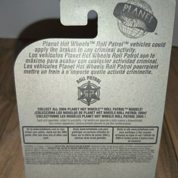 2004 Hot Wheels Roll Patrol Whatta Drag Police Die-cast Car New #163 - Picture 2 of 4